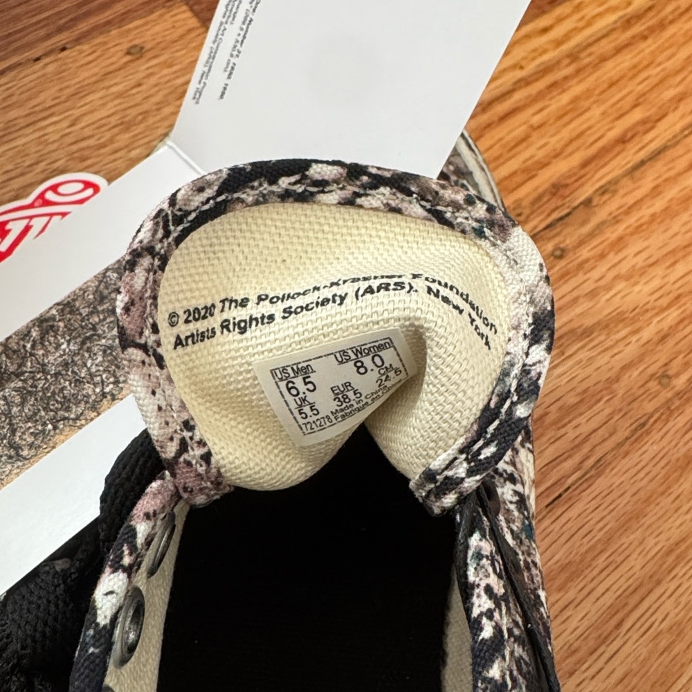 Vans x MoMa Jackson Pollock Authentic Sneaker - Picture 6 of 9